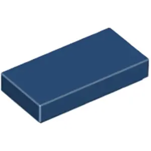 Lego® 1x2 Fliesen 3069 - 100 Stück Dunkelblau
