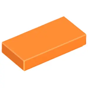 Lego® 1x2 Fliesen 3069 - 250 Stück Orange
