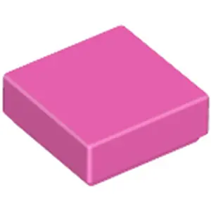 Lego® 1x1 Fliesen 3070 - 50 Stück Dunkles Pink