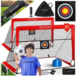 KESSER Fußballtor Set mit Tragetasche, Heringen, Zielscheibe, Hütchen ... günstig
