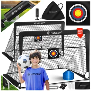 KESSER Fußballtor Set mit Tragetasche, Heringen, Zielscheibe, Hütchen ... günstig