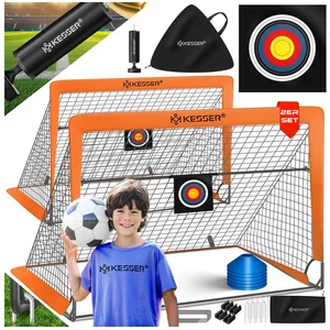 KESSER Fußballtor Set mit Tragetasche, Heringen, Zielscheibe, Hütchen ... günstig