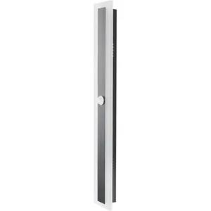 BELIANI Außenwandleuchte LED Schwarz Metall 60 cm mit Bewegungsmelder ...