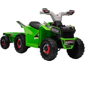 HOMCOM Kinderquad Elektro-Quad 6V mit Anhänger, Kinderfahrzeug für 1,5... günstig