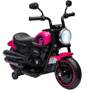 HOMCOM Kinder Elektro-Motorrad mit abnehmbaren Stützrädern, Kindermoto... günstig