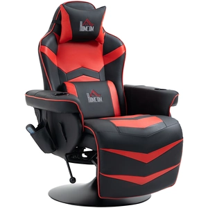 HOMCOM Gamingsessel mit Massagefunktion, ergonomischer Gaming Stuhl, K... günstig