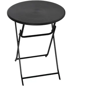 Outsunny Runder Klapptisch Ø60 cm Garten-Esstisch mit dekorativer Holz... günstig