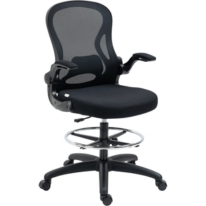 Vinsetto Bürostuhl, Ergonomischer Zeichenstuhl mit verstellbarem Fußri... günstig