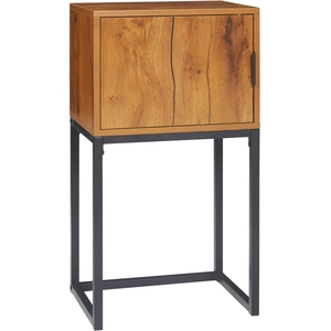 HOMCOM Konsolentisch Flurtisch mit Schrank im Industriedesign, Beiste... günstig