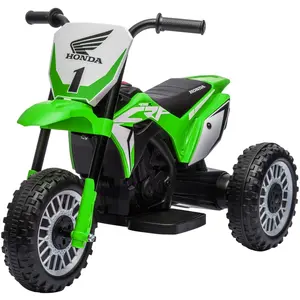 HOMCOM Kinder Elektro-Motorrad, 6V Kindermotorrad mit Hupe, Startup-Mu...
