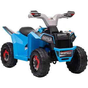 HOMCOM Elektro Kinderquad, Mini Elektroquad mit Vorwärts-, Rückwärtsfu...