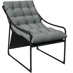 Outsunny Gartensessel Gartenstuhl mit dickem Sitzkissen, Loungesessel ... günstig