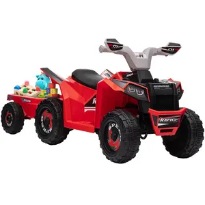 HOMCOM Elektro Quad kaufen, mit Anhänger, Vorwärts- und Rückwärtsgang,...