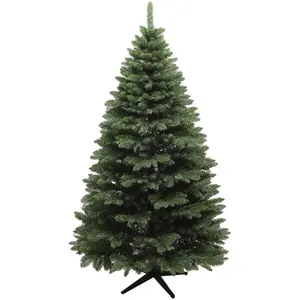 HOMCOM Künstlicher Weihnachtsbaum, 180 cm Christbaum mit 1050 Spitzen,...