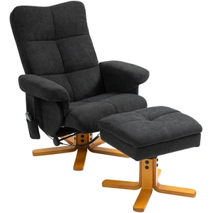 HOMCOM Relaxsessel mit Fußhocker, Stauraum, Elektrischer Massagesessel... günstig