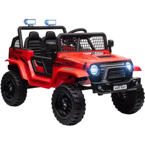 AIYAPLAY HOMCOM Elektro Kinderauto, 12 V 3-5 km/h Geländewagen mit Mus... günstig