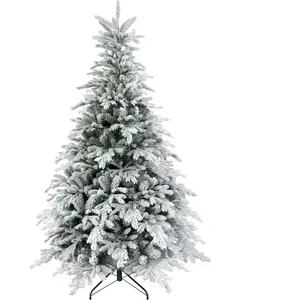 HOMCOM Künstlicher Weihnachtsbaum, 180 cm Christbaum mit 1321 Spitzen,...