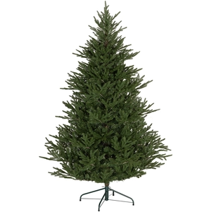 HOMCOM künstlicher Weihnachtsbaum, 183 cm Christbaum mit 2380 Spitzen,...