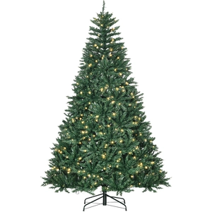 HOMCOM künstlicher Weihnachtsbaum, 210 cm Christbaum mit 2154 Spitzen,...