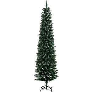 HOMCOM Künstlicher Weihnachtsbaum 190 cm Tannenbaum künstlich mit Kuns...