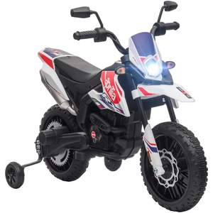 AIYAPLAY Kinder Elektro-Motorrad, 12V Kindermotorrad mit Musik, 6 km/h...