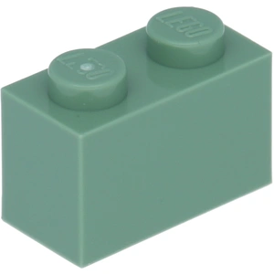 1 Stück LEGO, Teile Nr. 3004 in Sandgrün (Sand Green)