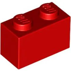 1 Stück LEGO, Teil Nr. 3004 in Rot (Red)