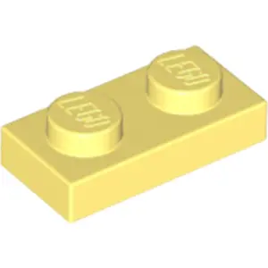 1 Stück LEGO, Teil Nr. 3023 in Helles Hellgelb (Bright Light Yellow)