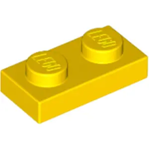 1 Stück LEGO, Teil Nr. 3023 in Gelb (Yellow)