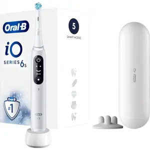 Braun Oral-B iO6 Series Elektrische Zahnbürste, Weiß