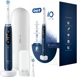 Oral-B iO Series 7N Sapphire Blue, Erwachsener, Vibrierende Zahnbürste...