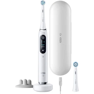 Oral-B iO Series 9S Elektrische Zahnbürste in Weiß mit einer Ersatzbür...