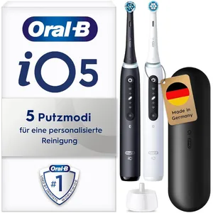 Oral-B iO 5N Schwarz und Weiß Doppelpack