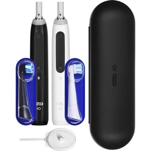 Braun Oral-B iO5 Duo Elektrische Zahnbürste, Mattschwarz/Weiß