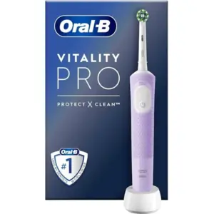 Oral-B Vitality Pro Rotierende Zahnbürste für Erwachsene, Violett