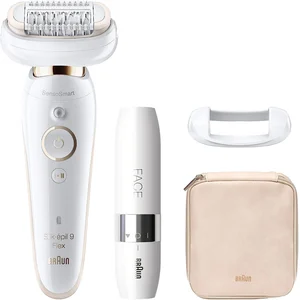 Braun Silk-épil 9 Flex 9005, Gold, Weiß, 40 Pinzette, Achsel, Bikini, ...