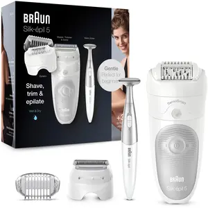Braun Silk-épil 5 5805, Silber, Weiß, 28 Pinzette, Akku, 100 - 240 V, ...