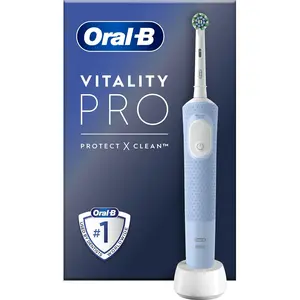 Oral-B Vitality D103 Hängende elektrische Zahnbürste in Blau für eine ...