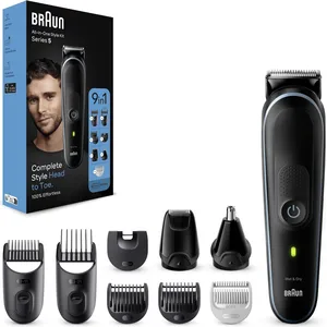 Braun MGK5411, Schwarz, Blau, 1 mm, 2,1 cm, Universal, 3 Jahr(e), Akku