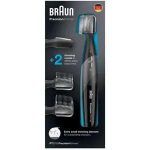 Braun Präzisionstrimmer PT5010mit zwei Trimmaufsätze schwarz günstig