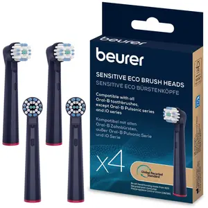 Beurer TB Bürstenköpfe Sensitive Eco Green Planet, Aufsteckbürste
