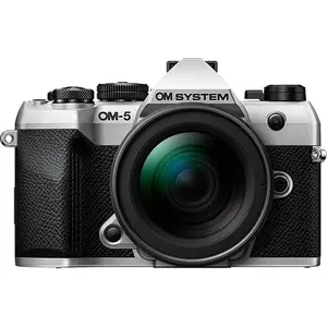 OM SYSTEM OM-5 II, Silberfarben, inklusive Objektiv ED 12-45 f/4 PRO
