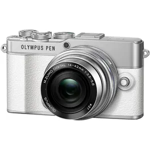 Olympus E-P7 (14 - 42 mm, 20.30 Mpx, 4/3), Kamera, Weiss günstig