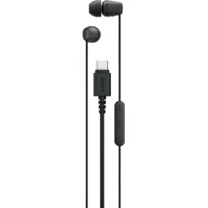 Sony IER-EX15C, Kabelgebunden, Anrufe/Musik, 3 g, Kopfhörer, Schwarz