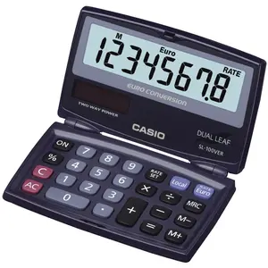 Casio, Taschenrechner, Taschenrechner (Batteriebetrieb, Solarenergie) günstig