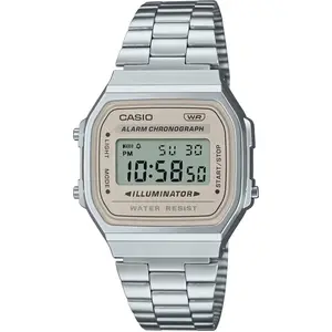 Casio A168WA-8AYES Uhr Vintage silber Uni günstig