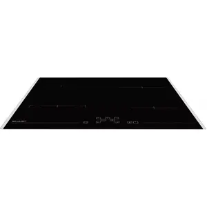 Sharp KH-6V08FT0K, Schwarz, Integriert, 59 cm, Zonen-Induktionskochfeld, Glaskeramik, 4 Zone(n)