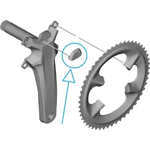 SHIMANO Abdeckung FC-R9200-P 4-Arm-Kurbel - passgenauer Schutz für Powermeter... günstig