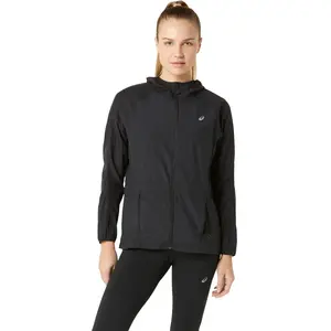 Damen wasserdichte Taschejacke Asics Road Schwarz S günstig