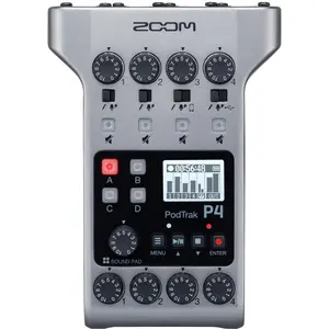 Zoom P4 PodTrak (Handheld), Audiorecorder, Schwarz